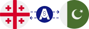 Exchange rate from Georgian Lari to Pakistani Rupee