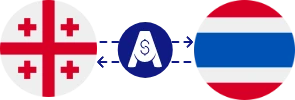 نرخ تبدیل لاری گرجستان به بات تایلند