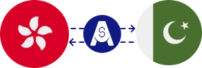 Exchange rate from Hong Kong Dollar to Pakistani Rupee