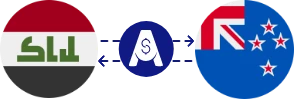 Exchange rate from Iraqi Dinar to New Zealand Dollar