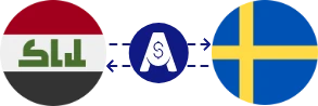 Exchange rate from Iraqi Dinar to Swedish Krona