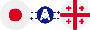 Exchange rate from Japanese Yen to Georgian Lari