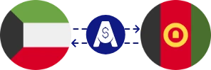 Exchange rate from Kuwaiti Dinar to Afghan Afghani