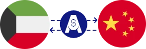 Exchange rate from Kuwaiti Dinar to Chinese Yuan