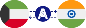 Exchange rate from Kuwaiti Dinar to Indian Rupee