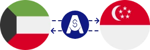 نرخ تبدیل دینار کویت به دلار سنگاپور