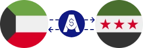 نرخ تبدیل دینار کویت به پوند سوریه