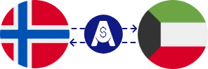 نرخ تبدیل کرون نروژ به دینار کویت