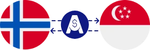 نرخ تبدیل کرون نروژ به دلار سنگاپور