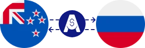 نرخ تبدیل دلار نیوزلند به روبل روسیه