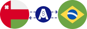 Exchange rate from Omani Rial to Brazilian Real
