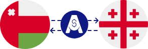 Exchange rate from Omani Rial to Georgian Lari