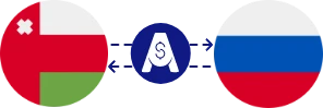 نرخ تبدیل ریال عمان به روبل روسیه
