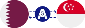 Exchange rate from Qatari Riyal to Singapore Dollar