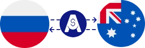 Exchange rate from Russian Ruble to Australian Dollar