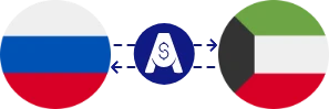 Exchange rate from Russian Ruble to Kuwaiti Dinar